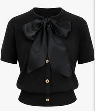 Load image into Gallery viewer, Preppy Bow Sweater