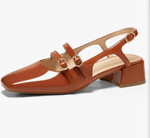 Load image into Gallery viewer, Chunky Heel Mary Jane’s