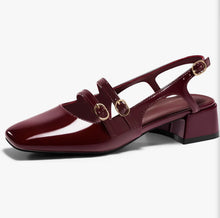 Load image into Gallery viewer, Chunky Heel Mary Jane’s