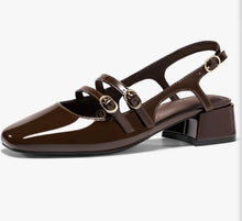 Load image into Gallery viewer, Chunky Heel Mary Jane’s