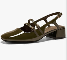 Load image into Gallery viewer, Chunky Heel Mary Jane’s