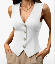 Load image into Gallery viewer, Preppy Button Down Vest