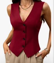 Load image into Gallery viewer, Preppy Button Down Vest