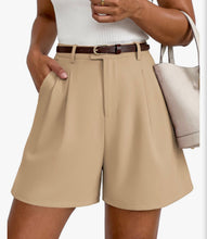Load image into Gallery viewer, Preppy High Waist Short Trousers