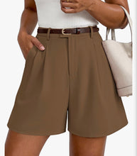 Load image into Gallery viewer, Preppy High Waist Short Trousers