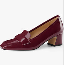 Load image into Gallery viewer, Chunky Heel Penny Loafers