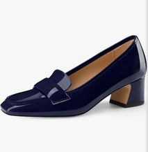 Load image into Gallery viewer, Chunky Heel Penny Loafers
