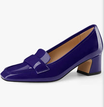 Load image into Gallery viewer, Chunky Heel Penny Loafers