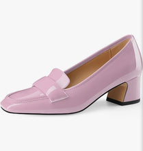 Load image into Gallery viewer, Chunky Heel Penny Loafers