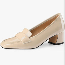Load image into Gallery viewer, Chunky Heel Penny Loafers