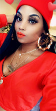 Load image into Gallery viewer, 18K Custom Name Plate Bamboo Earrings